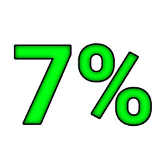 7% percent discount