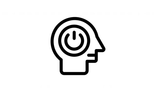 willpower minimalist stroke animation