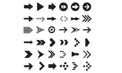 Arrow icon set