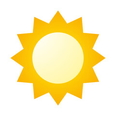sun vector illustration, transparent background