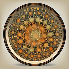 Fractal木刻数字培养皿