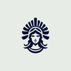 Athena goddess logo
