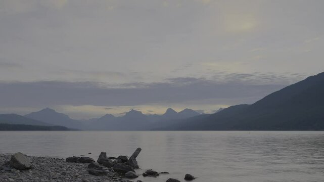 Mountain Lake Sunrise Timelapse