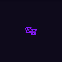 techno sport logo ES cool and sporty design with bold monogram style letter