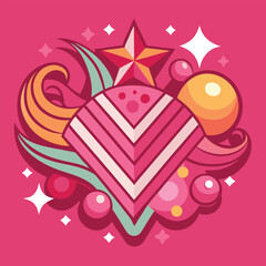 Vector art of a collection of flat vector illustrations related to love and valentines day