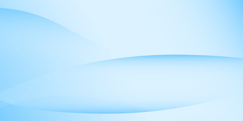 Modern white wavy glowing lines on a blue background. Futuristic digital high-technology pattern abstract