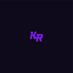 techno sport logo with bold monogram style letter cool and sporty design KR