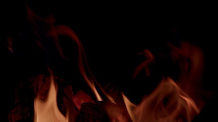 Captivating Flames in the Dark An Engaging and Entrancing Mesmerizing Fire Video Experience