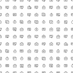 digital wallet and payment icon set          (1)