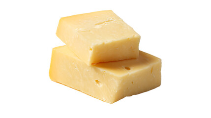 a pile of cheese sitting on top of each other