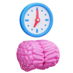 Brain Time Management Concept