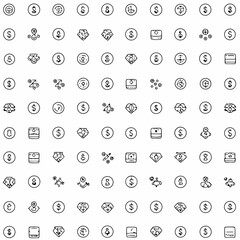 exchange rate icon pack with global currency       (1)