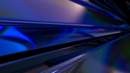 Shiny blue lines abstract background
