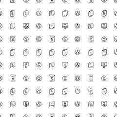 invoice and billing icon pack              