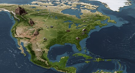 Ancient Structures Mysteriously Appear Across North America's Diverse Landscape
