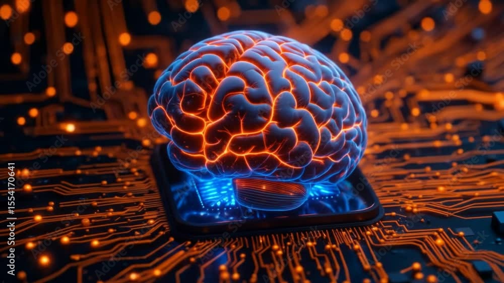 Poster ai brain power: human intelligence integrated with technology for the future of computing