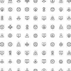 leadership and decision making icons      