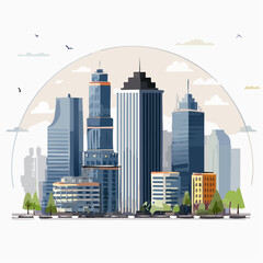 Obraz premium Moody Urban Background