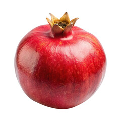 Pomegranate fruit standing alone on Transparent background PNG