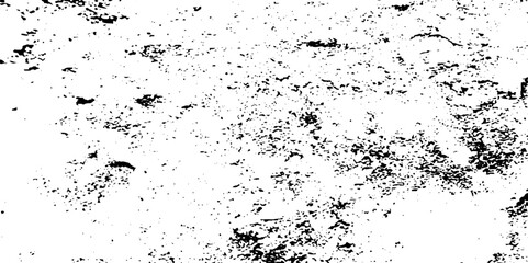 Distress grunge urban overlay spotted concrete grain surface grainy noise rust wall grunge black splatter and white background. damaged chalk crack rough ink wall texture.	
