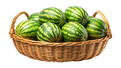 Watermelons isolated on Transparent background PNG