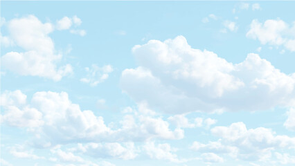 blue sky with cloud closeup, Light blue sky with Clouds
