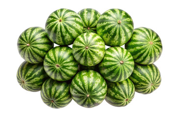 Watermelons on Transparent background Presenting Summer Refreshment PNG