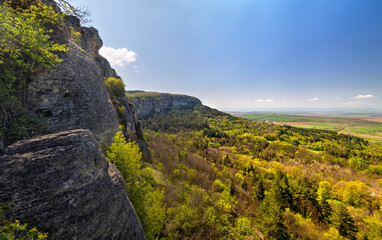 Beautiful mountain landscape panoramic view