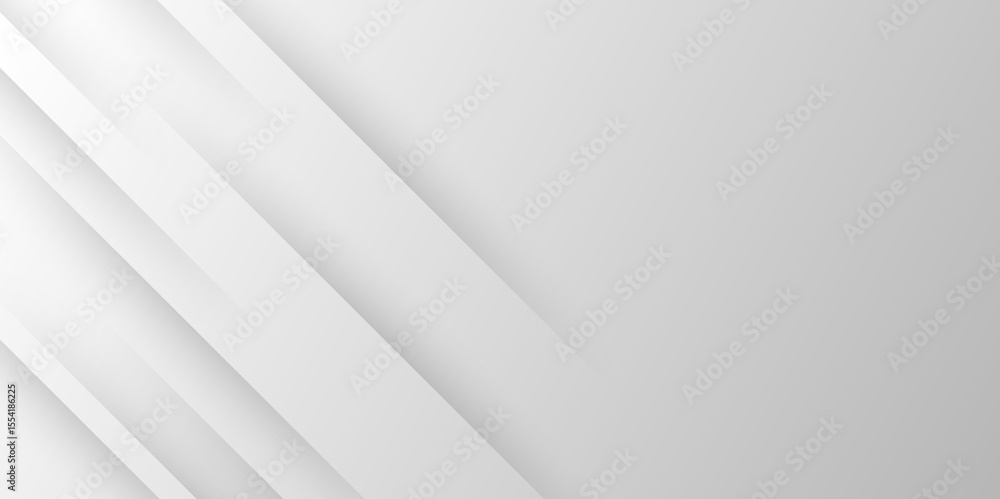 Poster white and gray line geometric concept technology modern futuristic subtle abstract background. moder