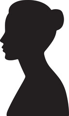 silhouette of a woman