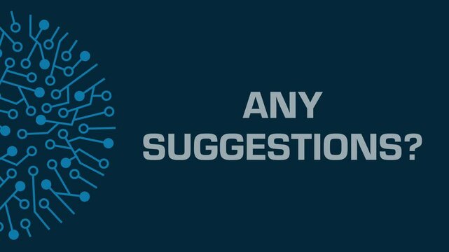 Any Suggestions Circuit Circular Blue Rotating Left Text 