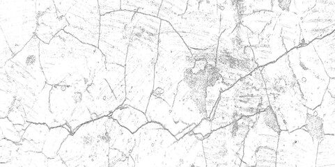 Crack and scratched grunge dust wall urban background texture vector. crack cement wall texture. black textured grainy cracked ground lines isolated on white. distressed overlay grainy texture.