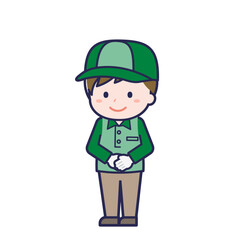 配達員／ななめ／男性 01