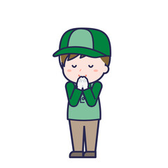 配達員／ななめ／男性 24