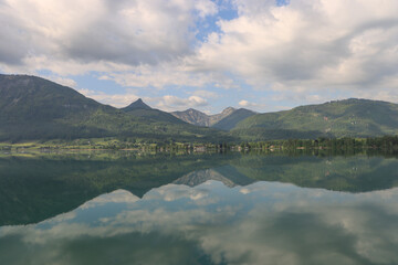 Wunderschönes Salzkammergut; Morgenstimmung am Wolfgangsee