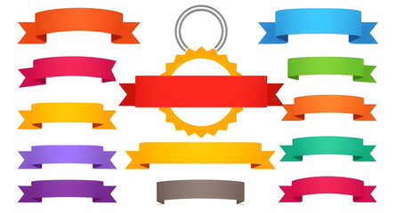 Obraz premium decorative ribbons, banner ribbons, satin ribbon, award ribbons, celebration ribbons, gradient ribbons, festive ribbon, glossy ribbons, curved ribbon, 3D ribbon, bright ribbons, abstract ribbons, ribb