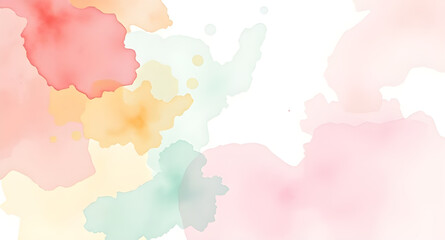 Obraz premium Abstract watercolor background, Watercolor splash, Soft watercolor texture, Colorful watercolor wash, Artistic watercolor background, Watercolor gradient, Hand-painted watercolor, Watercolor blot desi