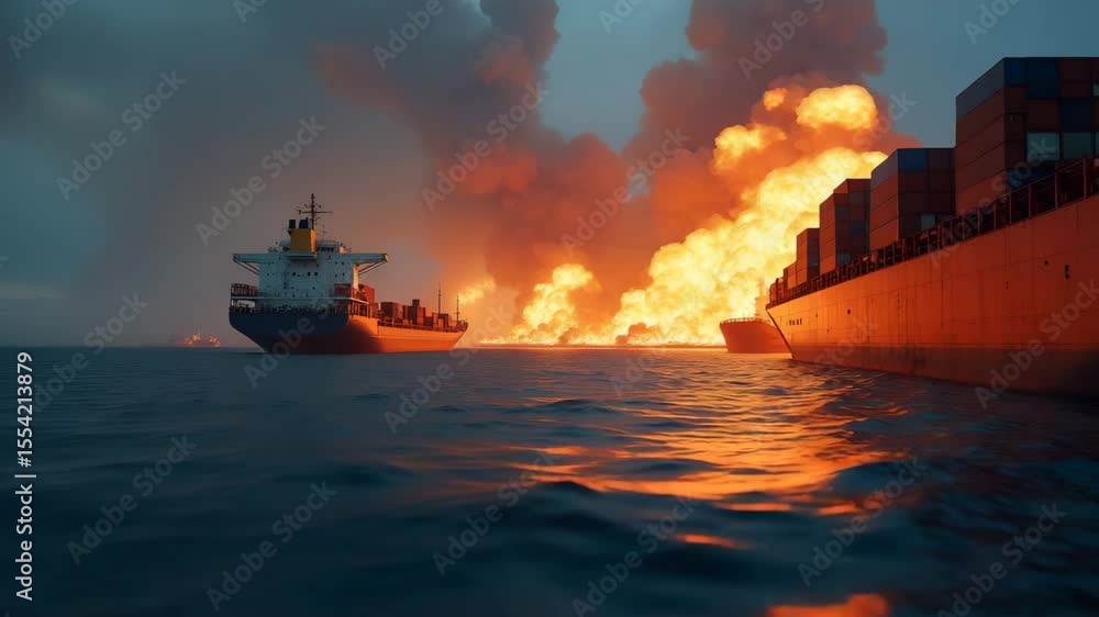 Poster high definition image showcasing economic coercion via tariffs as instruments of political leverage 