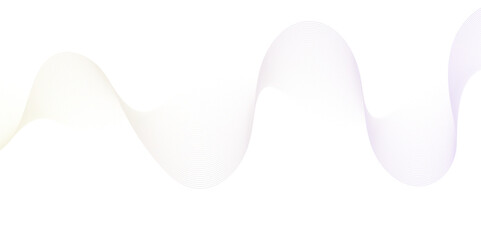 Dynamic minimal smoke sound line. Abstract glowing white and purple gradient blend line smooth flow soundwave curve energy gradient vector futuristic digital outline line science design.	