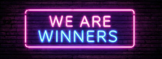 Obraz premium Neon sign 