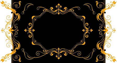 Elegant frame, Old-fashioned frame, Gold trim, Gilded frame, Royal frame, Art deco frame, Vintage border, Classic gold frame, Vintage mirror frame, Golden photo frame, Gold edge frame, Vintage wall de