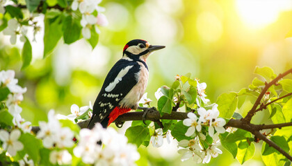 Great Spotted Woodpecker Bird