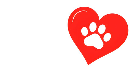 Paw print heart, Heart with paw, Pet love symbol, Animal paw in heart, Dog paw heart, Cat paw heart, Pet care icon, Love for pets, Paw heart logo, Heart-shaped paw print, Pet rescue heart, Animal love