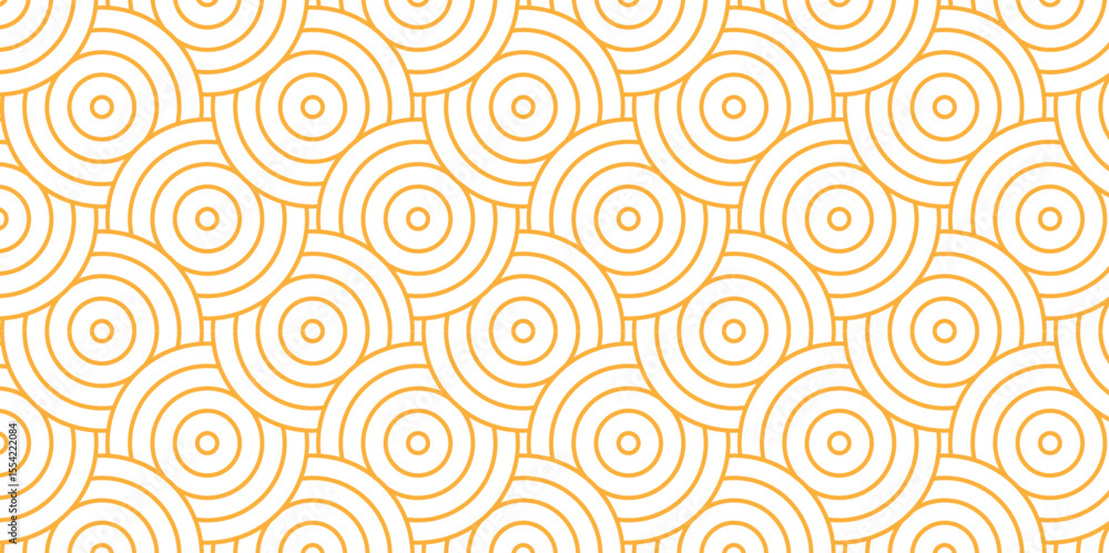 Poster overlapping creative diamond circle abstract orange and yellow pattern background with waves texture