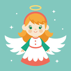 little angel with a heart
