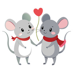 mouse and heart