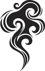 Fototapeta premium smoke black silhouette
