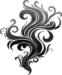 smoke black silhouette