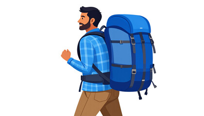 Smiling student with a backpack