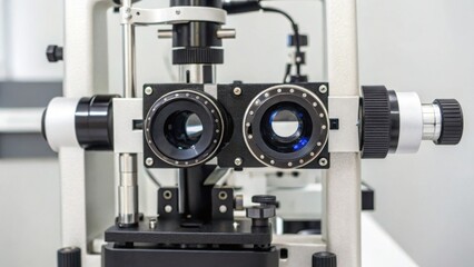 Fototapeta premium High-Precision Macro Lens Alignment Module for Optical Equipment